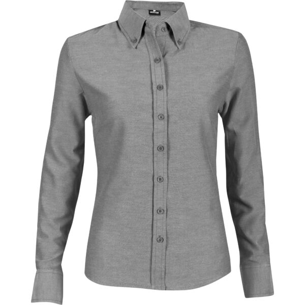 Ladies Long Sleeve Oxford Shirt