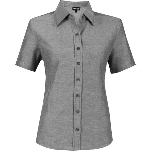 Ladies Short Sleeve Oxford Shirt