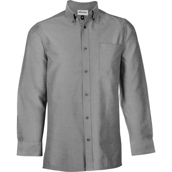 Mens Long Sleeve Oxford Shirt