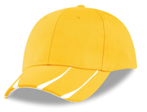 Steeldale Heavy Brushed Cotton 6 Panel Cap - Yellow Only