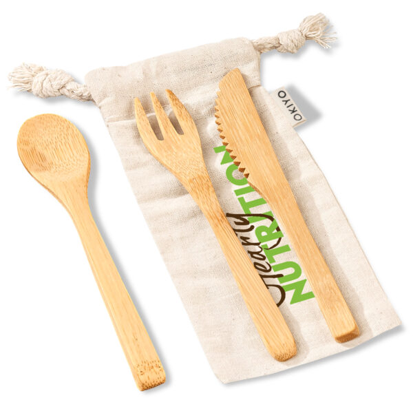 Okiyo Nakama Bamboo Cutlery Set