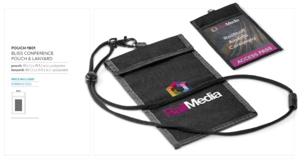 Bliss Conference Pouch & Lanyard