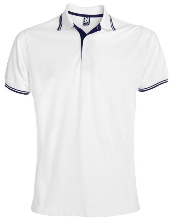 Montreal 2 Tone Golfer/White & Navy Blue White