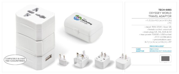 Odyssey World Travel Adaptor