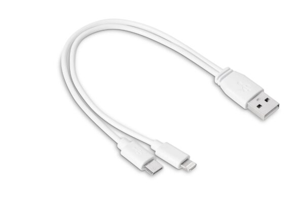 My-Power 3-In-1 Connector Cable - Solid White Only