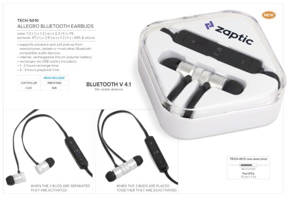 Allegro Bluetooth Earbuds